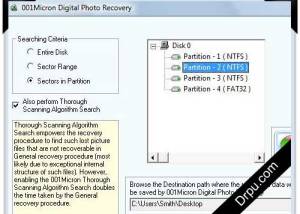 001Micron Digital Pictures Recovery screenshot