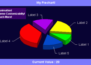 1 Amazing 3D PieCharts screenshot