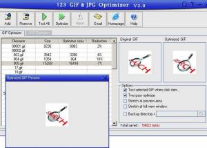 software - 123 GIF/JPG Optimizer 3.0 screenshot