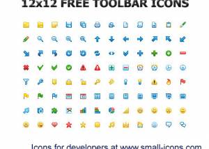 software - 12x12 Free Toolbar Icons 2013.1 screenshot