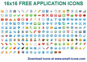 software - 16x16 Free Application Icons 2013.1 screenshot