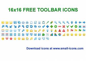 software - 16x16 Free Toolbar Icons 2013.1 screenshot