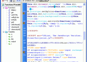 1st JavaScript Editor Lite 3.7 screenshot