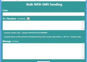 Full 2-Way SMS Messenger screenshot