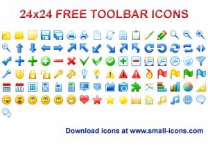 24x24 Free Toolbar Icons screenshot