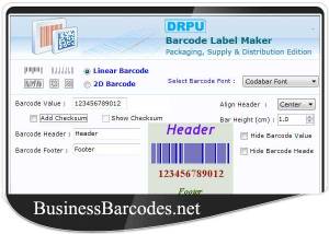 software - 2D Barcodes for Packaging Supply 8.3.0.1 screenshot