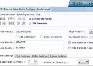 2D Barcodes screenshot