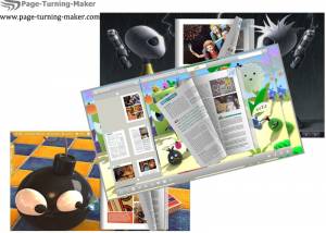 3D Cartoon Theme for Page Turning Book screenshot