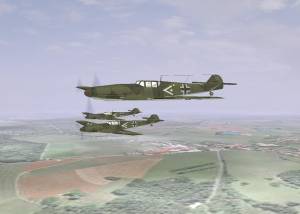 3D Flying Messerschmitt Bf109 screenshot