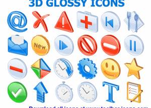 software - 3D Glossy Icon Set 2013.1 screenshot