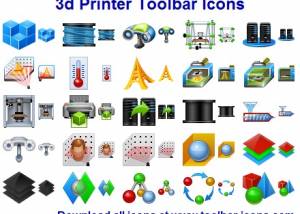 software - 3D Printer Toolbar Icons 2013.1 screenshot