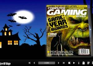 3DPageFlip Flash Catalog Templates for Halloween screenshot