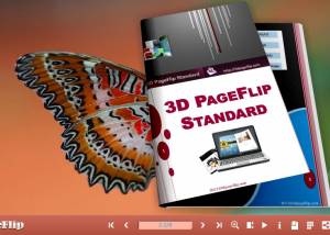 3DPageFlip Free Butterfly Templates screenshot