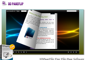 software - 3DPageFlip Free Convert PDF to Flash 1.0 screenshot