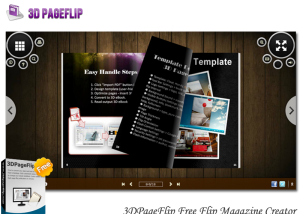 3DPageFlip Free Flip Magazine Creator screenshot