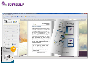 3DPageFlip Free Flipping Book Builder screenshot