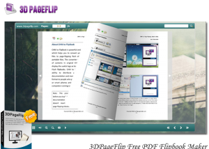 software - 3DPageFlip Free PDF Flipbook Maker 1.0 screenshot