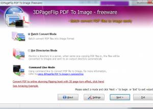 software - 3DPageFlip PDF to Image - freeware 1.6 screenshot