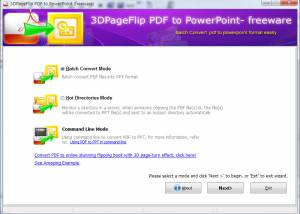 software - 3DPageFlip PDF to PowerPoint - freeware 1.9 screenshot