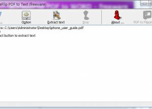 software - 3DPageFlip PDF to Text - freeware 1.9 screenshot