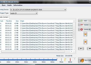 software - 3nity Audio CD BURNER 4.0 screenshot
