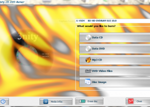 3nity CD DVD BURNER screenshot