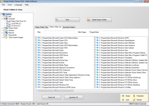 software - 4dots Empty Folder Cleaner 3.3 screenshot