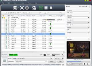 software - 4Media DVD to Apple TV Converter 6.6.0.0623 screenshot