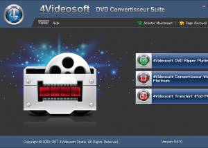 4Videosoft DVD Convertisseur Suite screenshot