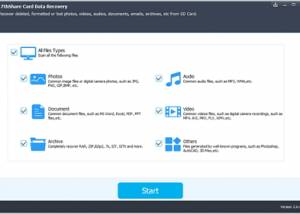 7thShare Card Data Recovery screenshot