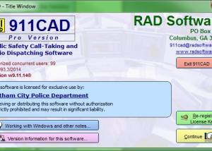 911CAD screenshot