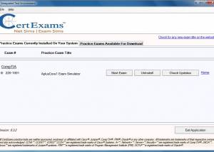 A+ Core 1 (220-1001) Practice Exams screenshot