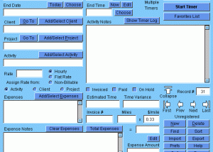 software - A & E Tracker for Workgroups 5.9.6 screenshot