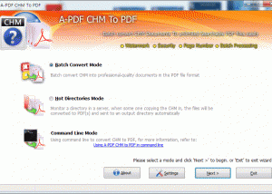 software - A-PDF CHM to PDF 2.4 screenshot