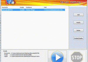 software - A-PDF Content Splitter Service 2.8 screenshot