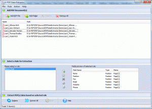 A-PDF Data Extractor screenshot