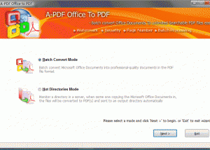 A-PDF Office to PDF screenshot