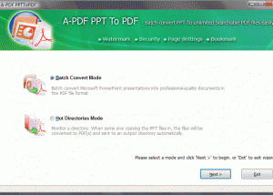 A-PDF PPT to PDF screenshot