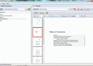 software - A-PDF Preview and Move 2.4 screenshot