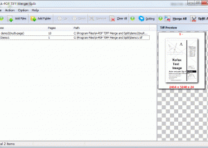 A-PDF TIFF Merge and Split screenshot