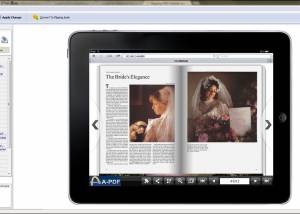 A-PDF to Flipbook for iPad Mac (Flip PDF for iPad Mac) screenshot