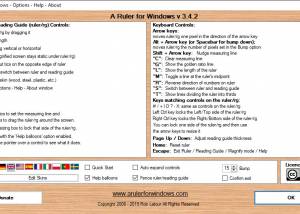 software - A Ruler for Windows 3.3.3 screenshot