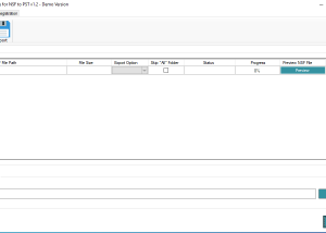 software - A2Z Migration for NSF to PST 1.2 screenshot