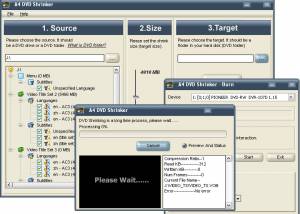 A4 DVD Shrinker screenshot