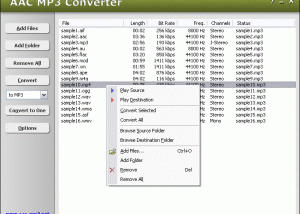 software - AAC MP3 Converter 4.2.1247 screenshot