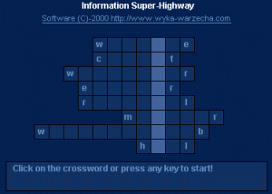 software - Aamazing KaaBlitz Crossword 1.0 screenshot