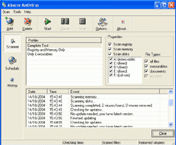 Abacre Antivirus screenshot