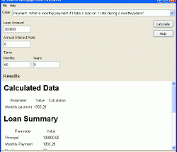 software - Abacre Mortgage Loan Calculator 1.0 screenshot