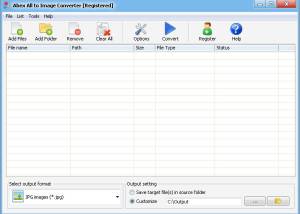 software - Abex All to Image Converter 4.5 screenshot