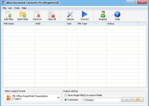 software - Abex Document Converter Pro 4.5 screenshot